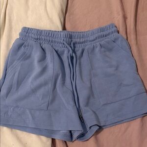 Women's Blue Casual Shorts
